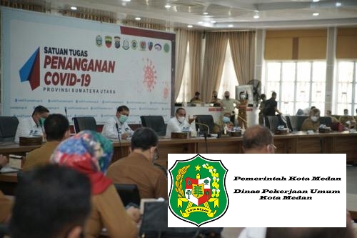 Akhyar Ikuti Rapat Evaluasi Penanganan Covid-19 Mebidang & Penanggulangan Banjir