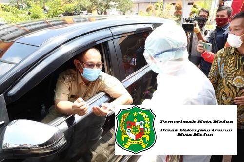 Plt Wali Kota Medan Tinjau Pelaksanaan Rapid Test Massal