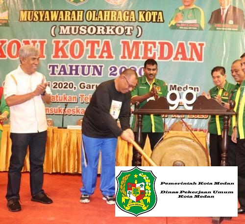 Plt Wali Kota Buka Musorkot KONI Medan