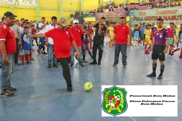 Plt Wali Kota Medan Resmi Membuka Medan Futsal Championship 2020