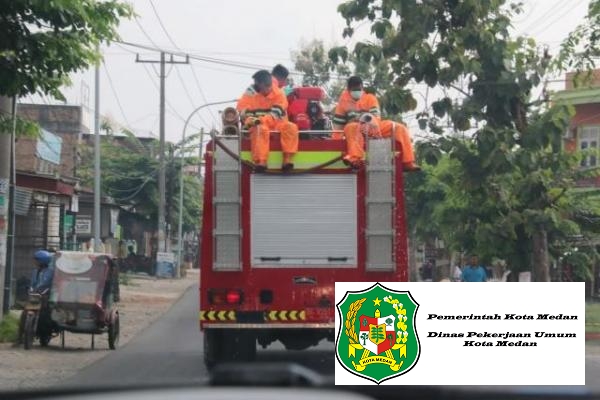 Cegah Penyebaran Virus Corona, Pemko Medan Kembali Lakukan Penyemprotan Cairan Disinfektan