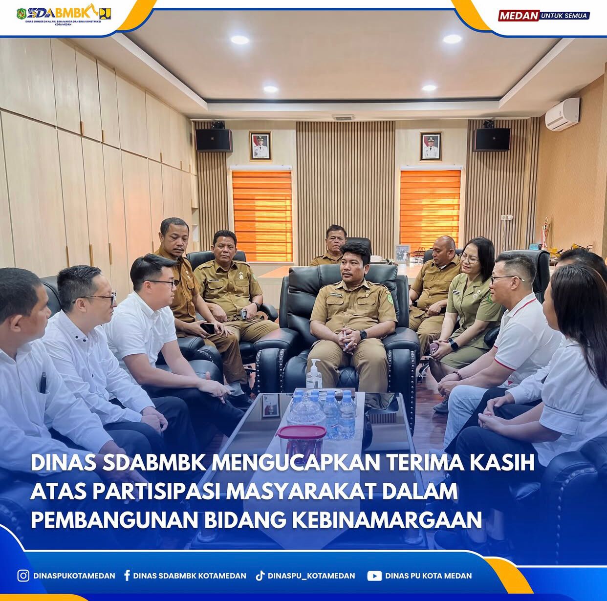Dinas SDABMBK Mengucapkan Terima Kasih Atas Partisipasi Masyarakat Dalam Pembangunan Bidang Kebinamargaan