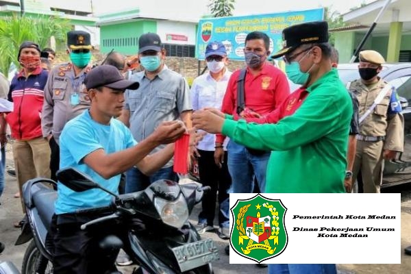 Pemko Medan Sosialisasikan Kewajiban Penggunaan Masker Terhadap Masyarakat