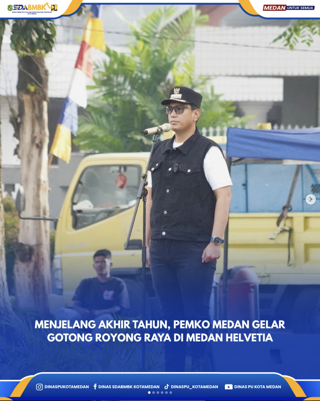 Menjelang Akhir Tahun,  Pemko Medan Gelar Gotong Royong Raya di Medan Helvetia
