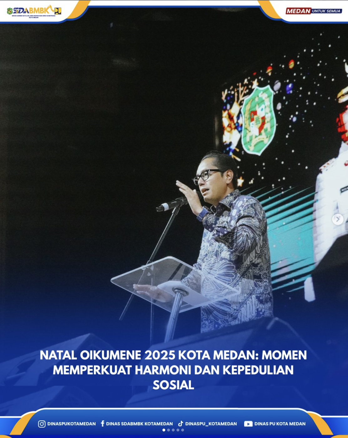 Natal Oikumene 2025 Kota Medan: Momen Memperkuat Harmoni dan Kepedulian Sosial