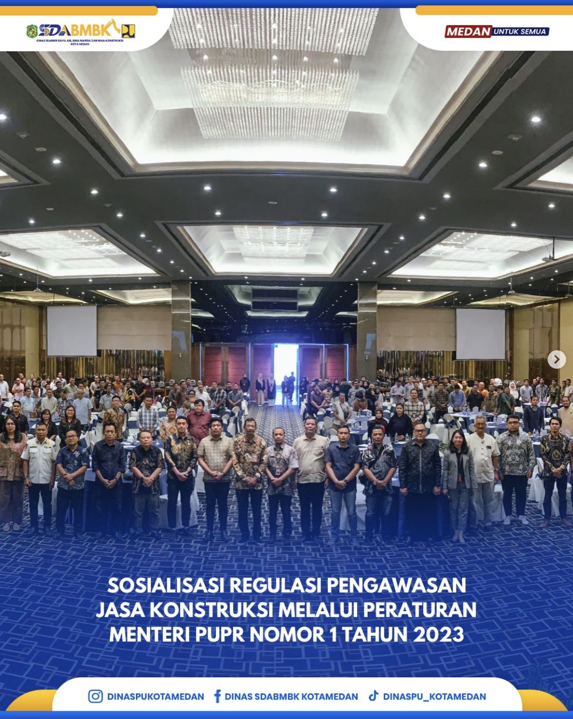Sosialisasi Regulasi Pengawasan Jasa Konstruksi Melalui Peraturan Menteri PUPR Nomor I Tahun 2023