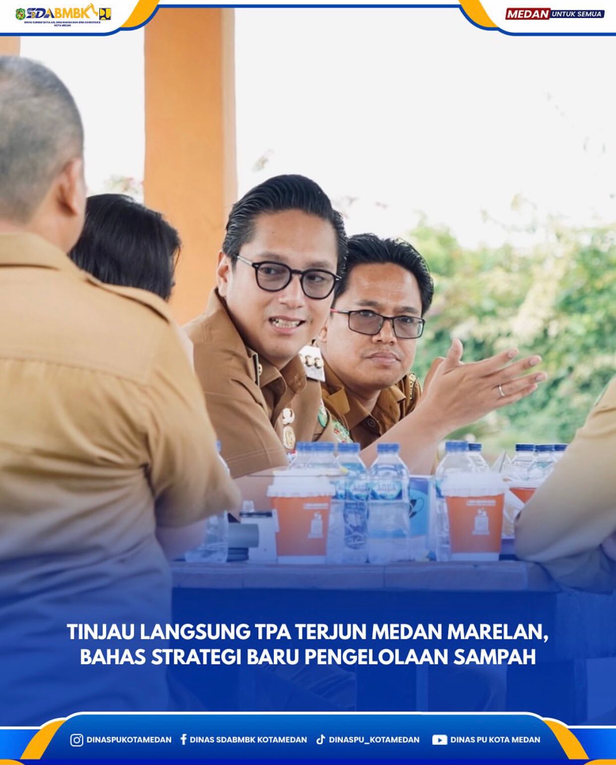 Tinjau Langsung TPA Terjun Medan Marelan, Bahas Strategi Baru Pengelolaan Sampah