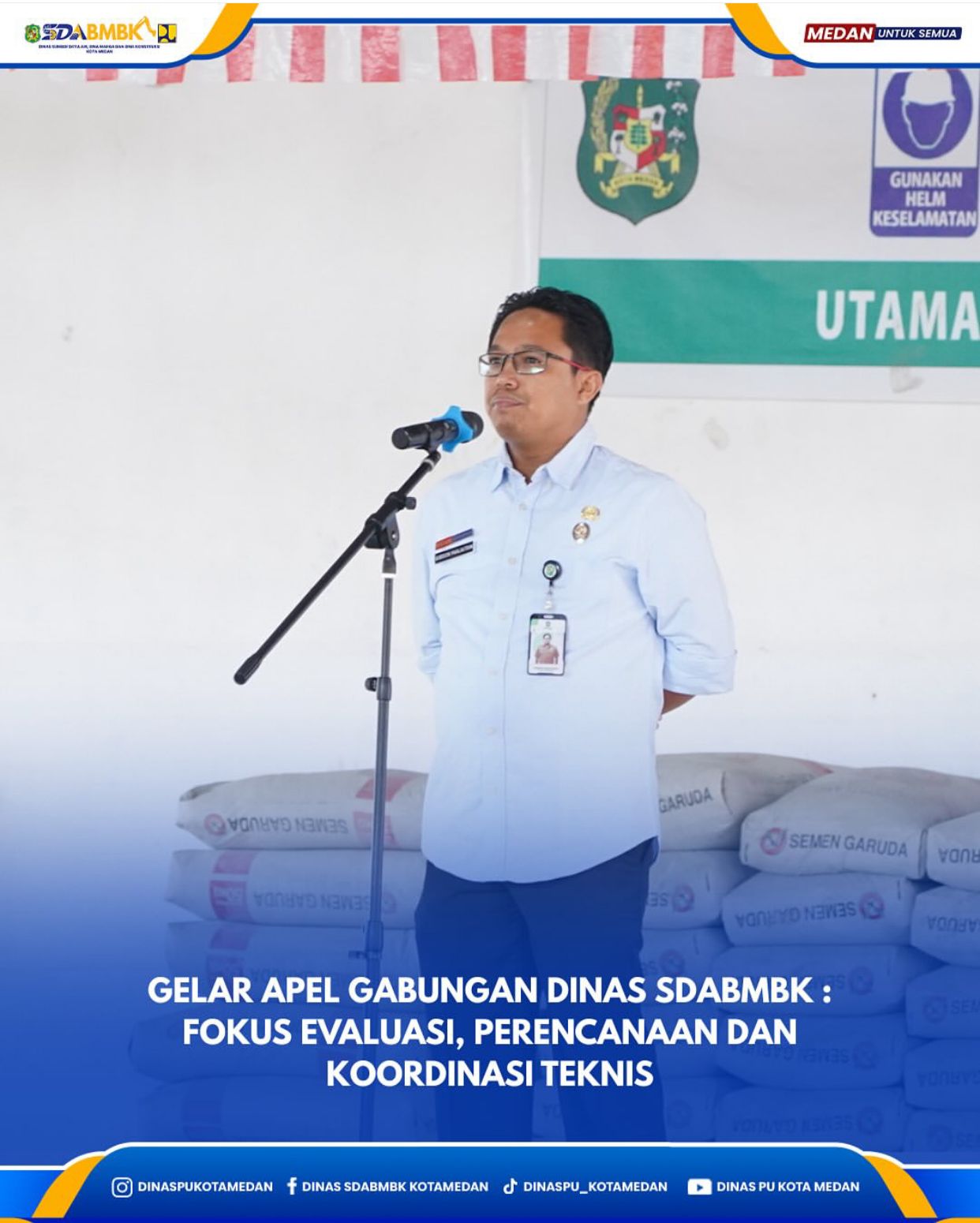 Gelar Apel Gabunganan Dinas SDABMBK : Fokus Evaluasi, Perencanaan dan Koordinasi Teknis