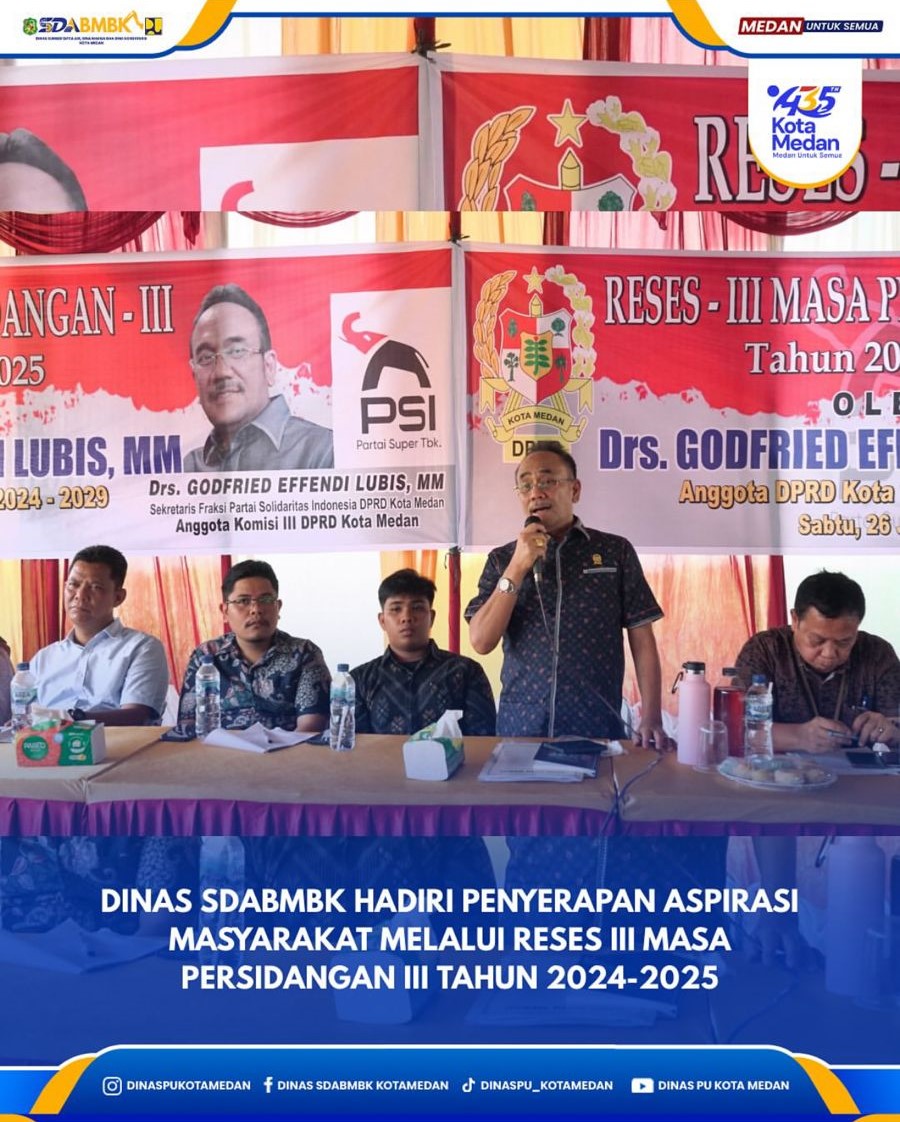 Dinas SDABMBK Hadiri Penyerapan Aspirasi Masyarakat Melalui Reses III Masa Persidangan III Tahun 2025