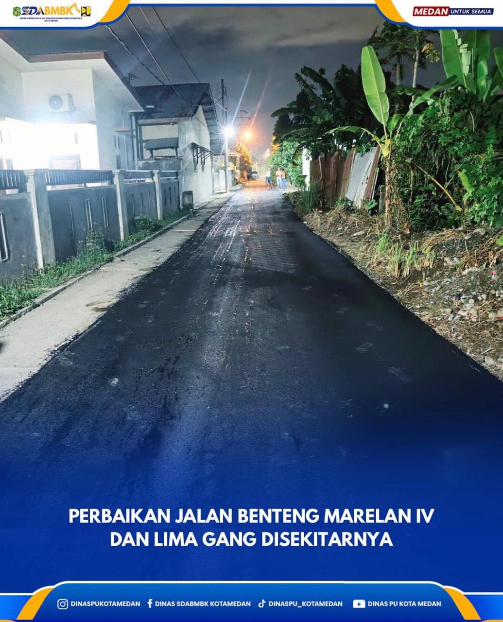 Perbaikan Jalan Meteng Marelan IV dan Lima Gang Disekitarnya