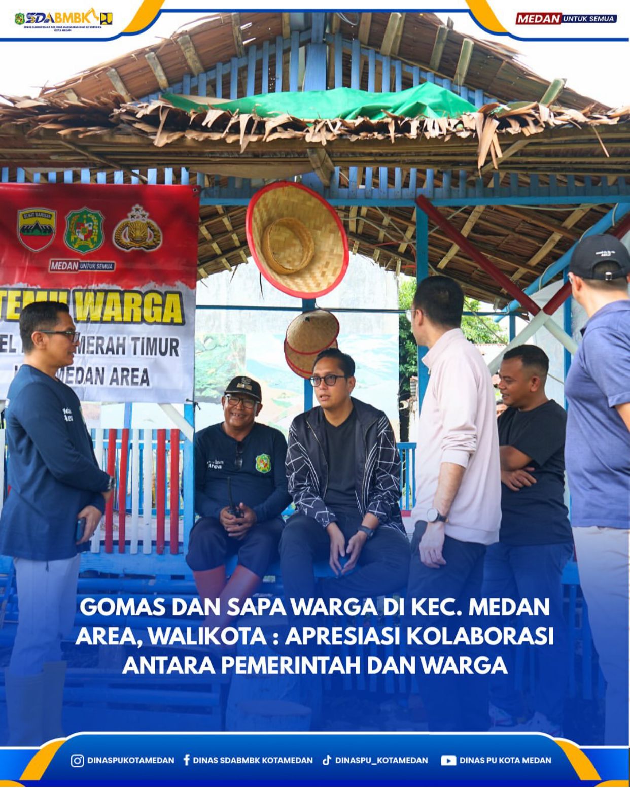 Gomas dan Sapa Warga di Kec. Medan Area, Walikota : Apresiasi Kolaborasi Antara Pemerintah dan Warga